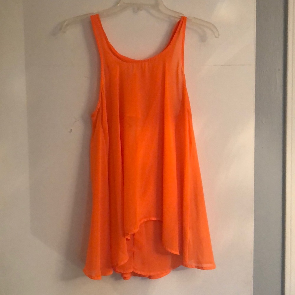 Flow-y Orange Tank Top